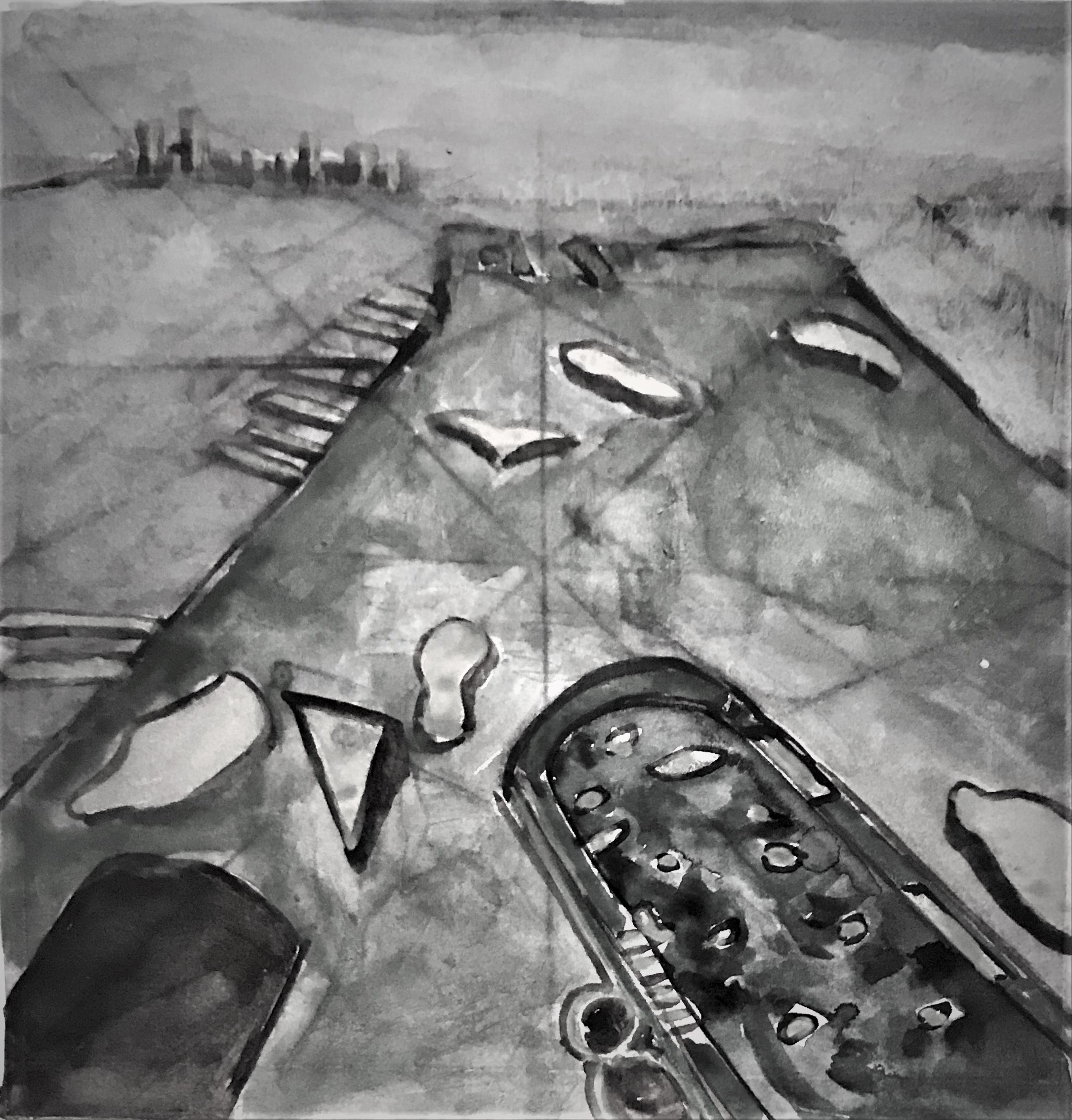 Ethereal Land - Meena Kamal Artist MRK